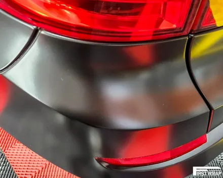 BMW 5GT 전체 차량 랩핑, 진리의 사틴 블랙 시공 / 안산, 시흥, 부천