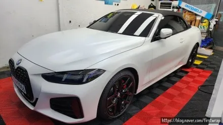 안산PPF 디테일 작업 BMW420i 컨버터블 신형 PPF전체 무광 / 안산 단원 초지동