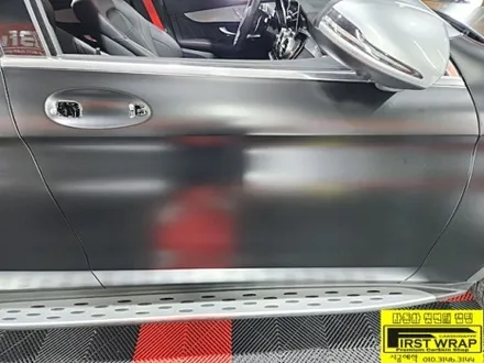 안산랩핑 벤츠 glc 43amg 쿠페 사틴블랙 전체랩핑 시공~ / 안산, 시흥, 부천