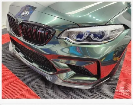 안산랩핑 - BMW M2 미드나잇그린 랩핑시공편 / 안산 단원 초지동