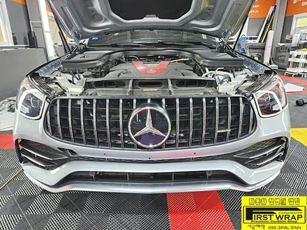 안산랩핑 벤츠 glc 43amg 쿠페 사틴블랙 전체랩핑 시공~ / 안산, 시흥, 부천