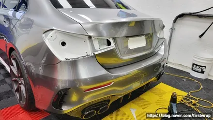 안산 랩핑 잘하는집 벤츠 A35 AMG 전체랩핑 시공 / 안산 단원 초지동