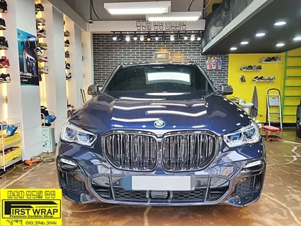 BMW X5 사틴블랙 전체랩핑 목감랩핑 광명랩핑 시흥랩핑 안산랩핑 안양랩핑 송도랩핑 배곧랩핑 서울랩핑 자동차랩핑 카스킨 퍼스트랩카스킨 / 안산, 시흥, 부천