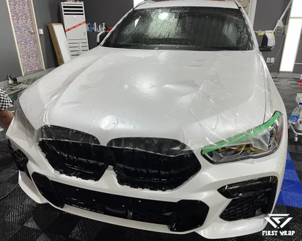 BMW X6 무광 PPF 전체 시공, 화이트에 깊이를 더하다 / 안산, 시흥, 부천