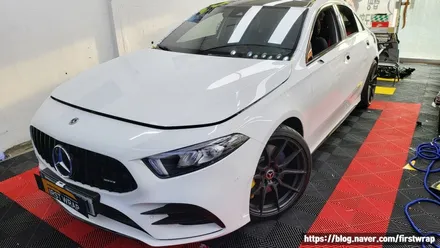 안산 랩핑 잘하는집 벤츠 A35 AMG 전체랩핑 시공 / 안산 단원 초지동