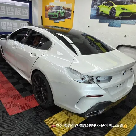 안산PPF 전문샵 BMW M850i 사틴블랙 랩핑으로 완성된 프리미엄 외관 / 안산 단원 초지동