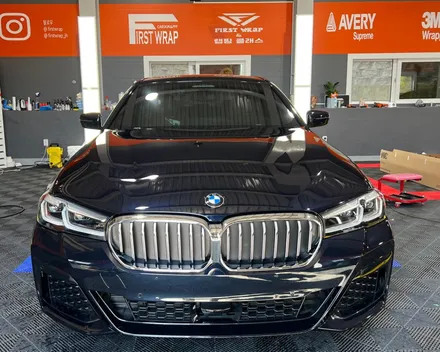 자동차 PPF, BMW 520i  전체 유광 필름 시공 / 안산, 시흥, 부천