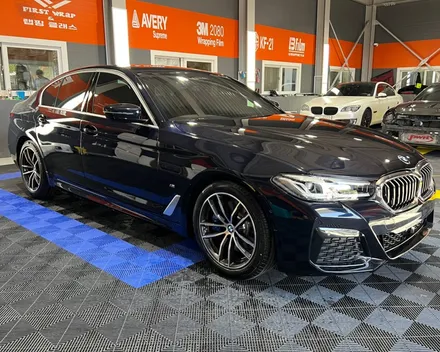 자동차 PPF, BMW 520i  전체 유광 필름 시공 / 안산, 시흥, 부천