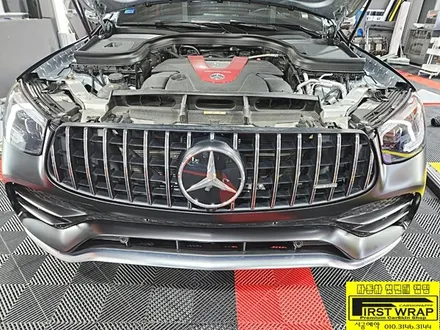 안산랩핑 벤츠 glc 43amg 쿠페 사틴블랙 전체랩핑 시공~ / 안산, 시흥, 부천