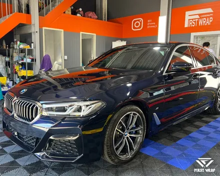 자동차 PPF, BMW 520i  전체 유광 필름 시공 / 안산, 시흥, 부천