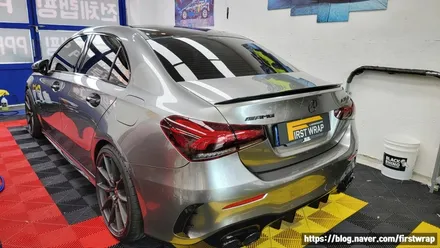 안산 랩핑 잘하는집 벤츠 A35 AMG 전체랩핑 시공 / 안산 단원 초지동