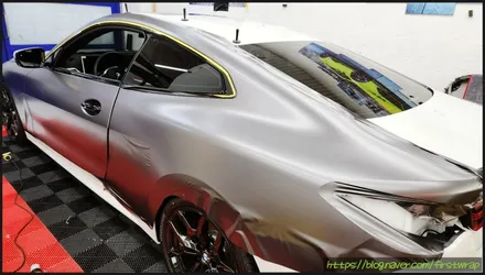 안산랩핑 전문샵에서 BMW신형 4쿠페 전체랩핑 시공 / 안산 단원 초지동