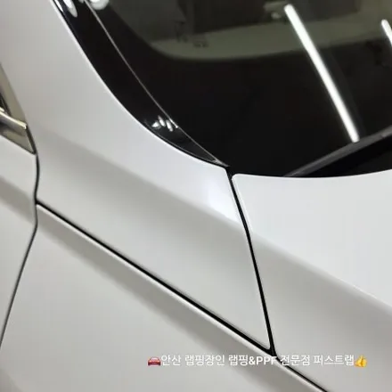 안산랩핑 전문 퍼스트랩, GV80 사틴화이트 완벽 변신! / 안산 단원 초지동