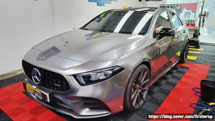 안산 랩핑 잘하는집 벤츠 A35 AMG 전체랩핑 시공 / 안산 단원 초지동