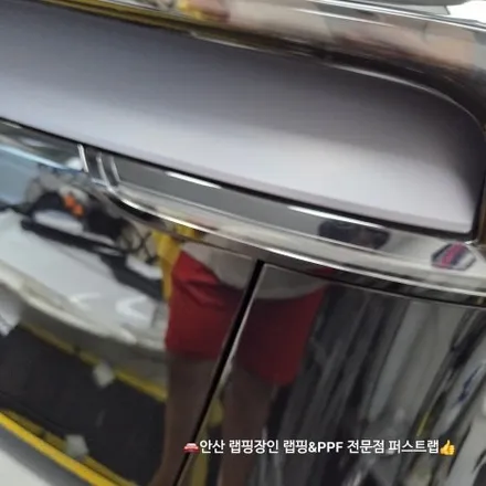 안산랩핑 추천, 테슬라 쥬니퍼 전체 오토벨벳 블랙 하이그로시 랩핑으로 프리미엄 완성! / 안산 단원 초지동