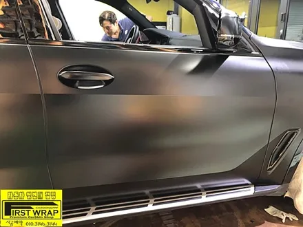 BMW X5 사틴블랙 전체랩핑 목감랩핑 광명랩핑 시흥랩핑 안산랩핑 안양랩핑 송도랩핑 배곧랩핑 서울랩핑 자동차랩핑 카스킨 퍼스트랩카스킨 / 안산, 시흥, 부천
