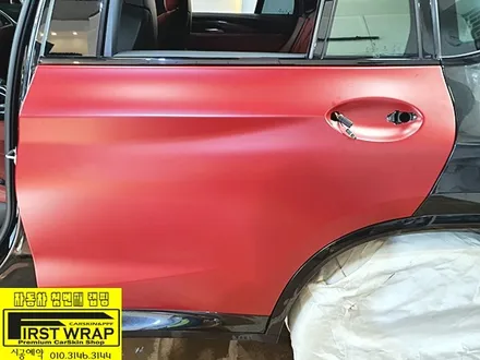 BMW X4M 3M2080 뱀파이어레드 전체랩핑 사틴랩핑 목감랩핑 시흥랩핑 광명랩핑 안양랩핑 안산랩핑 송도랩핑 배곧랩핑 퍼스트랩카스킨 / 안산 단원 초지동