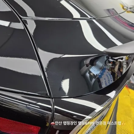 안산랩핑 추천, 테슬라 쥬니퍼 전체 오토벨벳 블랙 하이그로시 랩핑으로 프리미엄 완성! / 안산 단원 초지동