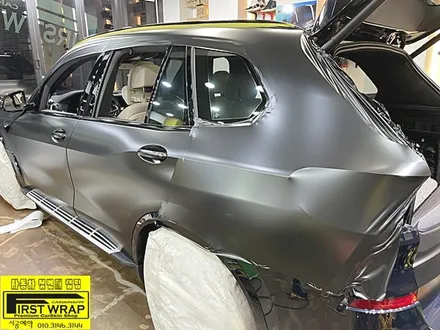 BMW X5 사틴블랙 전체랩핑 목감랩핑 광명랩핑 시흥랩핑 안산랩핑 안양랩핑 송도랩핑 배곧랩핑 서울랩핑 자동차랩핑 카스킨 퍼스트랩카스킨 / 안산, 시흥, 부천