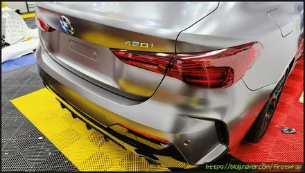 안산랩핑 전문샵에서 BMW신형 4쿠페 전체랩핑 시공 / 안산 단원 초지동