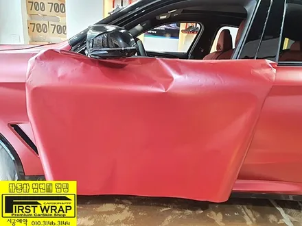 BMW X4M 3M2080 뱀파이어레드 전체랩핑 사틴랩핑 목감랩핑 시흥랩핑 광명랩핑 안양랩핑 안산랩핑 송도랩핑 배곧랩핑 퍼스트랩카스킨 / 안산 단원 초지동