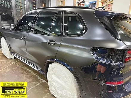 BMW X5 사틴블랙 전체랩핑 목감랩핑 광명랩핑 시흥랩핑 안산랩핑 안양랩핑 송도랩핑 배곧랩핑 서울랩핑 자동차랩핑 카스킨 퍼스트랩카스킨 / 안산, 시흥, 부천