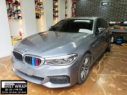 BMW G30 520d 사틴블랙전체랩핑 3M2080사틴블랙 목감랩핑 시흥랩핑 광명랩핑 안양랩핑 안산랩핑 송도랩핑 배곧랩핑 퍼스트랩카스킨 / 안산 단원 초지동