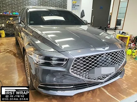 제네시스 G90 PPF 생활보호패키지 PPF랩핑 자동차보호필름 자동차PPF  도어컵 도어엣지 주유구 트렁크리드 시흥랩핑 목감랩핑 광명랩핑 안양랩핑 안산랩핑 송도랩핑 배곧랩핑 / 안산 단원 초지동