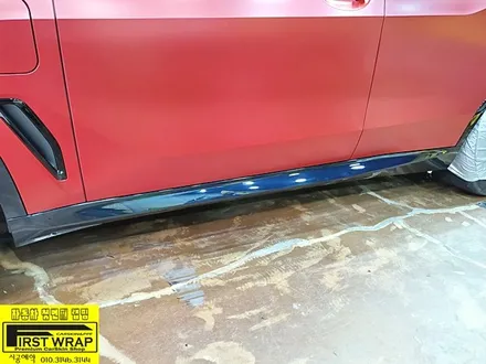 BMW X5 40e 사틴뱀파이어레드 전체랩핑 그릴랩핑 윈도우크롬랩핑 루프렉랩핑 블랙포인트랩핑 목감랩핑 광명랩핑 시흥랩핑 안양랩핑 안산랩핑 송도랩핑 일산랩핑 서울랩핑 배곧랩핑 / 안산, 시흥, 부천