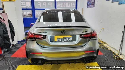 안산 랩핑 잘하는집 벤츠 A35 AMG 전체랩핑 시공 / 안산 단원 초지동