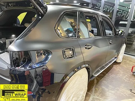 BMW X5 사틴블랙 전체랩핑 목감랩핑 광명랩핑 시흥랩핑 안산랩핑 안양랩핑 송도랩핑 배곧랩핑 서울랩핑 자동차랩핑 카스킨 퍼스트랩카스킨 / 안산, 시흥, 부천