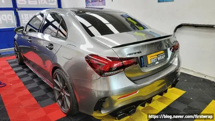 안산 랩핑 잘하는집 벤츠 A35 AMG 전체랩핑 시공 / 안산 단원 초지동