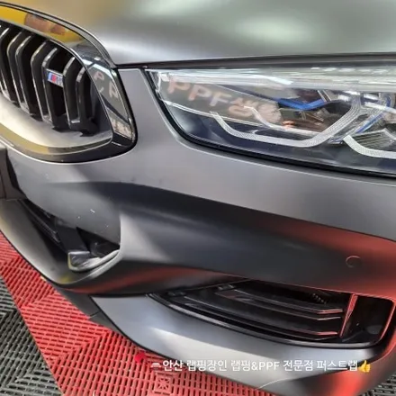 안산PPF 전문샵 BMW M850i 사틴블랙 랩핑으로 완성된 프리미엄 외관 / 안산 단원 초지동