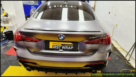 안산랩핑 전문샵에서 BMW신형 4쿠페 전체랩핑 시공 / 안산 단원 초지동