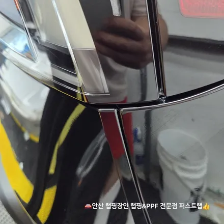 안산랩핑 추천, 테슬라 쥬니퍼 전체 오토벨벳 블랙 하이그로시 랩핑으로 프리미엄 완성! / 안산 단원 초지동