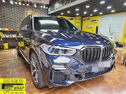 BMW X5 사틴블랙 전체랩핑 목감랩핑 광명랩핑 시흥랩핑 안산랩핑 안양랩핑 송도랩핑 배곧랩핑 서울랩핑 자동차랩핑 카스킨 퍼스트랩카스킨 / 안산, 시흥, 부천