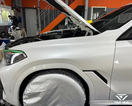 BMW X6 무광 PPF 전체 시공, 화이트에 깊이를 더하다 / 안산, 시흥, 부천