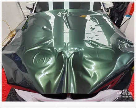 안산랩핑 - BMW M2 미드나잇그린 랩핑시공편 / 안산 단원 초지동