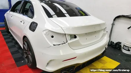 안산 랩핑 잘하는집 벤츠 A35 AMG 전체랩핑 시공 / 안산 단원 초지동