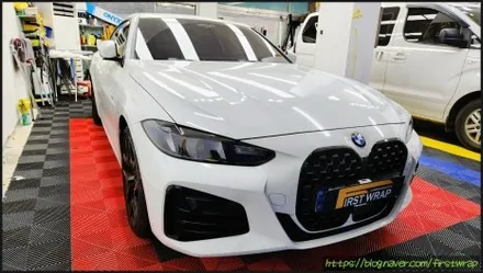 안산랩핑 전문샵에서 BMW신형 4쿠페 전체랩핑 시공 / 안산 단원 초지동