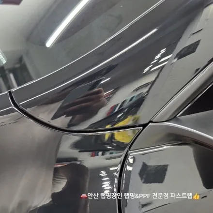 안산랩핑 추천, 테슬라 쥬니퍼 전체 오토벨벳 블랙 하이그로시 랩핑으로 프리미엄 완성! / 안산 단원 초지동