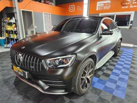 안산랩핑 벤츠 glc 43amg 쿠페 사틴블랙 전체랩핑 시공~ / 안산, 시흥, 부천