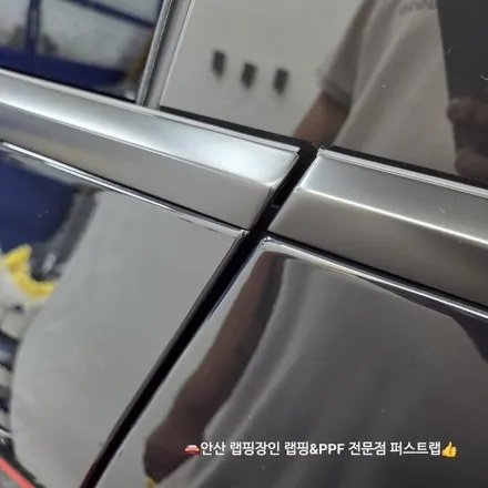 안산랩핑 추천, 테슬라 쥬니퍼 전체 오토벨벳 블랙 하이그로시 랩핑으로 프리미엄 완성! / 안산 단원 초지동