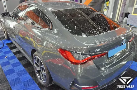 안산 PPF, BMW i4 프론트 패키지 본넷 포함 시공 / 안산, 시흥, 부천