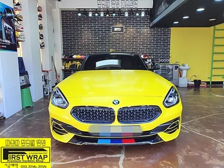 BMW신형Z4 20i 사틴옐로우전체랩핑 시흥랩핑 목감랩핑 광명랩핑 안양랩핑 안산랩핑 송도랩핑 배곧랩핑 일산랩핑 퍼스트랩카스킨 / 안산 단원 초지동