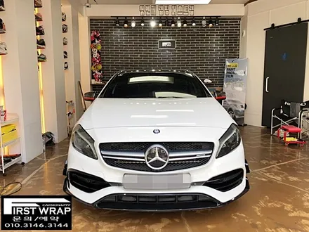 벤츠 a45amg 전체랩핑 에이버리슈프림 앰블런스옐로우랩핑 블랙유광포인트랩핑 목감랩핑 시흥랩핑 광명랩핑 안양랩핑 송도랩핑 배곧랩핑 안산랩핑 퍼스트랩카스킨 / 안산 단원 초지동