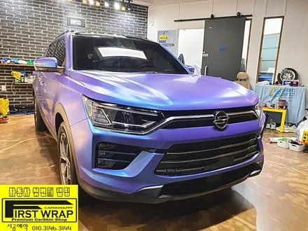 쌍용자동차 뷰티풀코란도 전체랩핑 3M2080 사틴풀립 글래이셜 프로스트카멜레온랩핑 3M2080 블랙유광루프스킨 시흥랩핑 목감랩핑 광명랩핑 안양랩핑 안산랩핑 배곧랩핑 송도랩핑 / 안산 단원 초지동