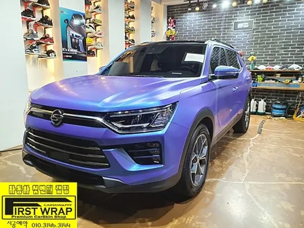 쌍용자동차 뷰티풀코란도 전체랩핑 3M2080 사틴풀립 글래이셜 프로스트카멜레온랩핑 3M2080 블랙유광루프스킨 시흥랩핑 목감랩핑 광명랩핑 안양랩핑 안산랩핑 배곧랩핑 송도랩핑 / 안산 단원 초지동