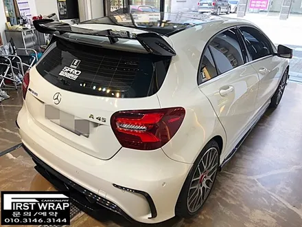 벤츠 a45amg 전체랩핑 에이버리슈프림 앰블런스옐로우랩핑 블랙유광포인트랩핑 목감랩핑 시흥랩핑 광명랩핑 안양랩핑 송도랩핑 배곧랩핑 안산랩핑 퍼스트랩카스킨 / 안산 단원 초지동