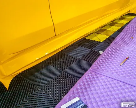 안산 랩핑, 벤츠 C클래스 C43 AMG 산뜻한 썬플라워 전체 시공 / 안산, 시흥, 부천